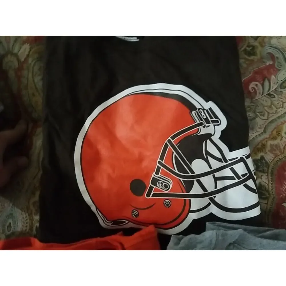Mens Nike Dri Fit Cleveland Browns Short Sleeve T-Shirt Lot Of Three Size Larges